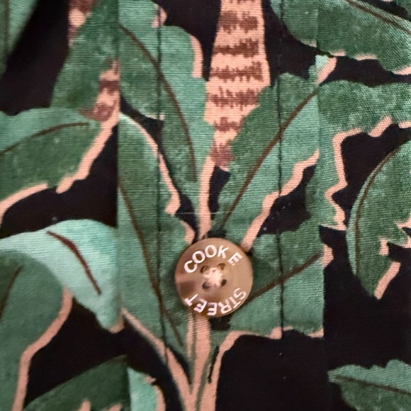Cooke Street Honolulu Palm Trees Printed Short Sleeve Buttoned down Shirt S - Picture 3 of 4
